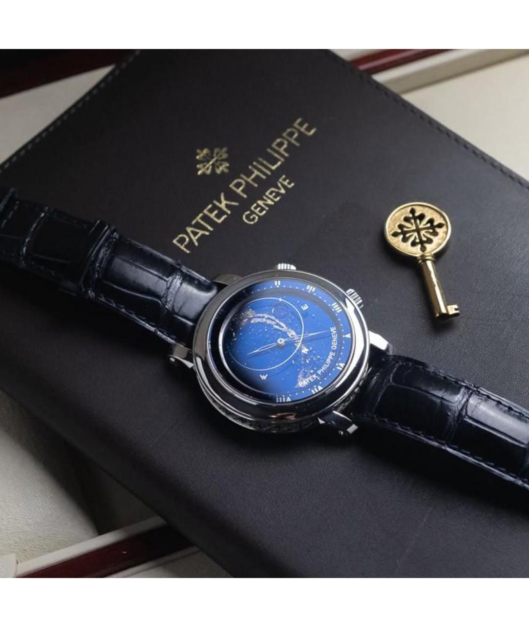 PATEK PHILIPPE Синие часы из белого золота, фото 7