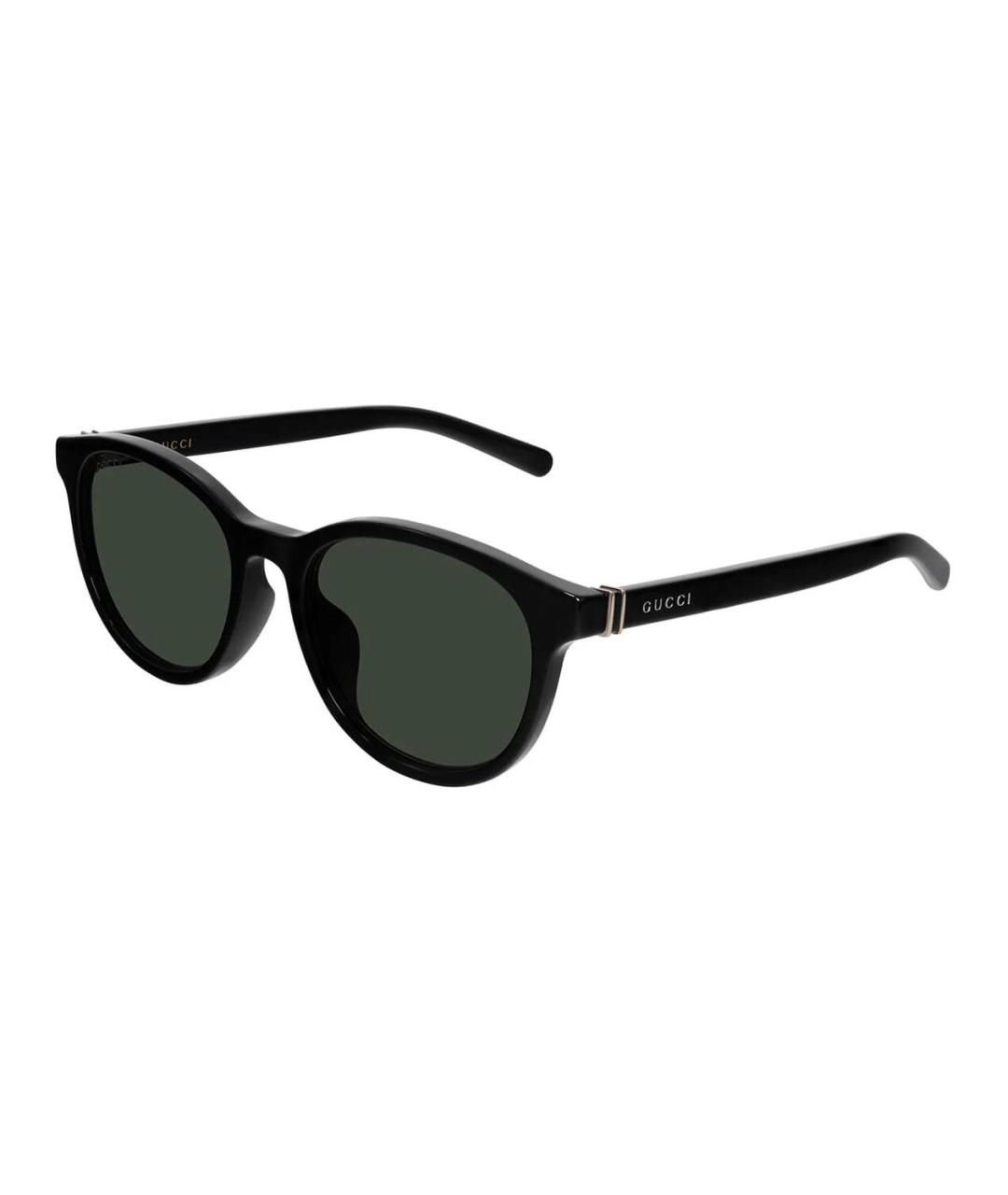 GUCCI Черные пластиковые солнцезащитные очки, фото 1