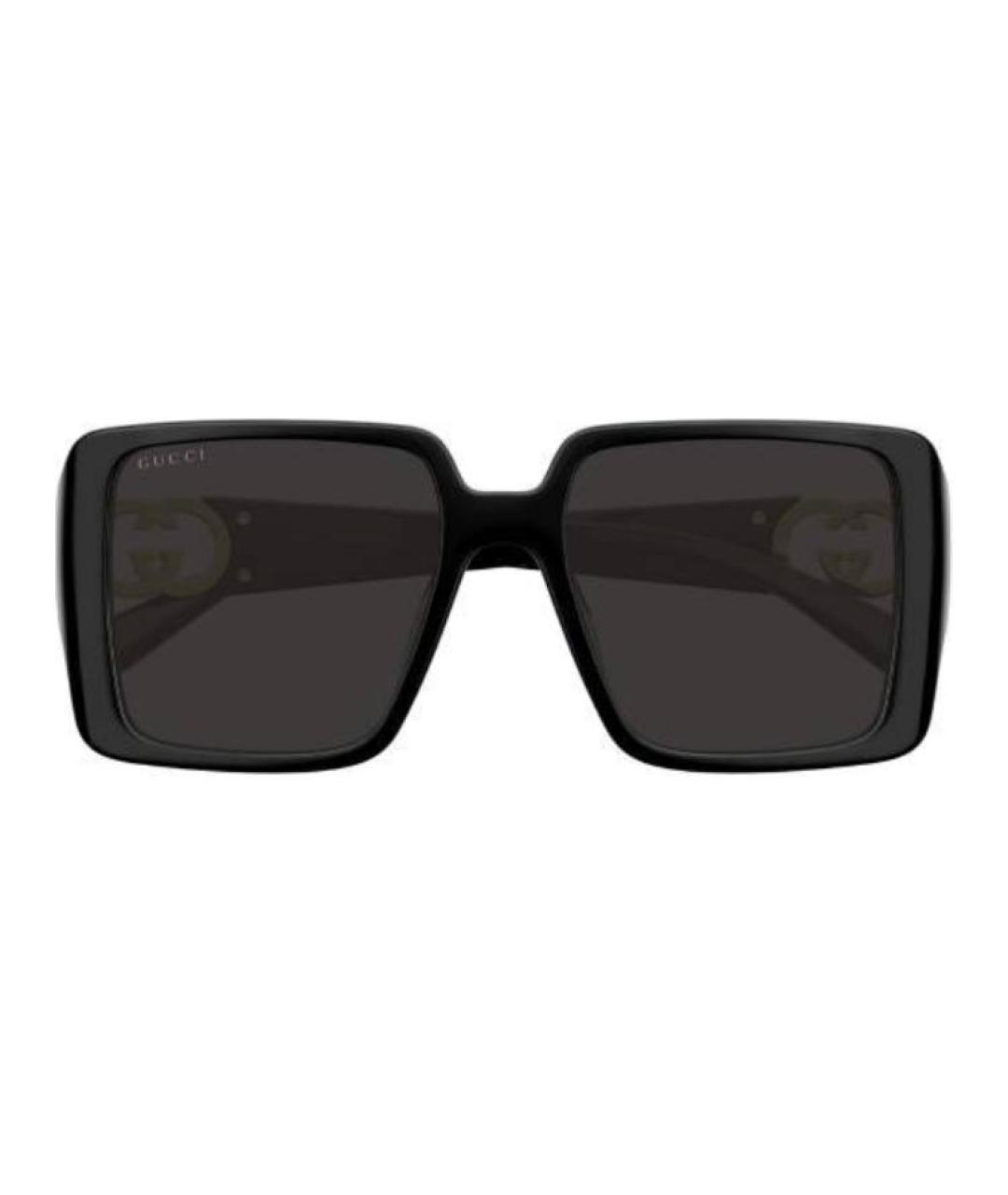 GUCCI Черные пластиковые солнцезащитные очки, фото 2