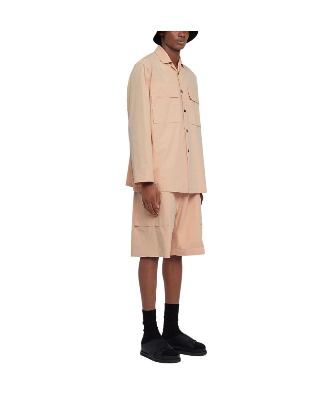 JIL SANDER Розовая кэжуал рубашка, фото 3