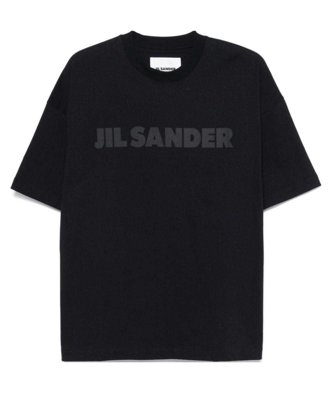 JIL SANDER Черная футболка, фото 1