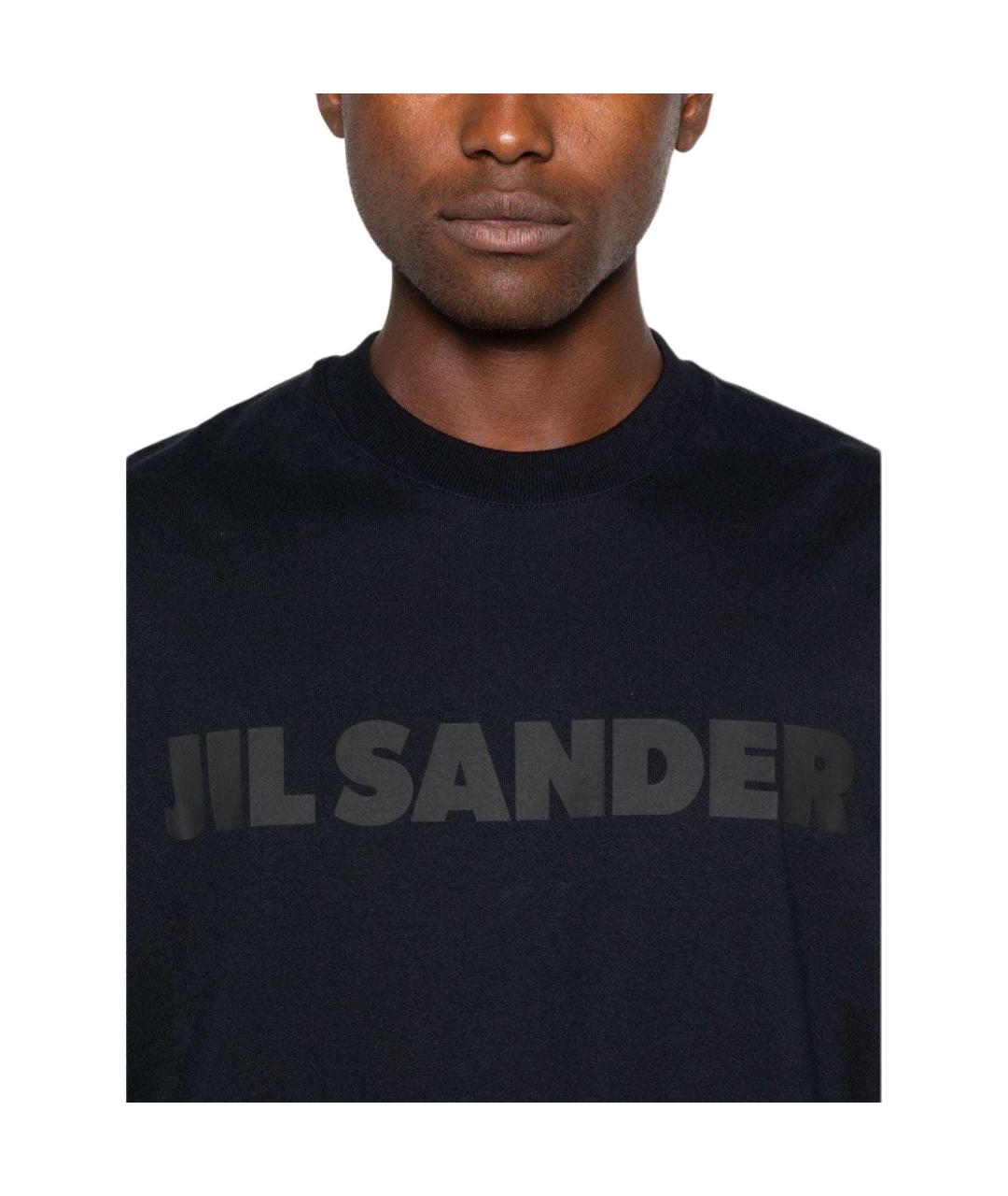 JIL SANDER Черная футболка, фото 5