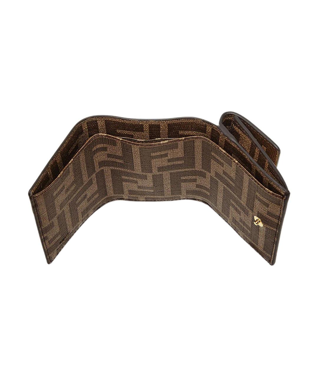 FENDI Коричневый кардхолдер, фото 3