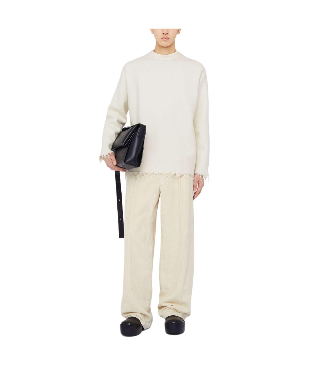 JIL SANDER Белый джемпер / свитер, фото 2