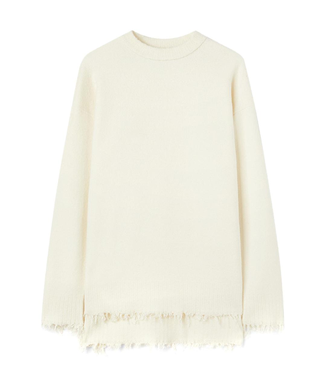 JIL SANDER Белый джемпер / свитер, фото 1