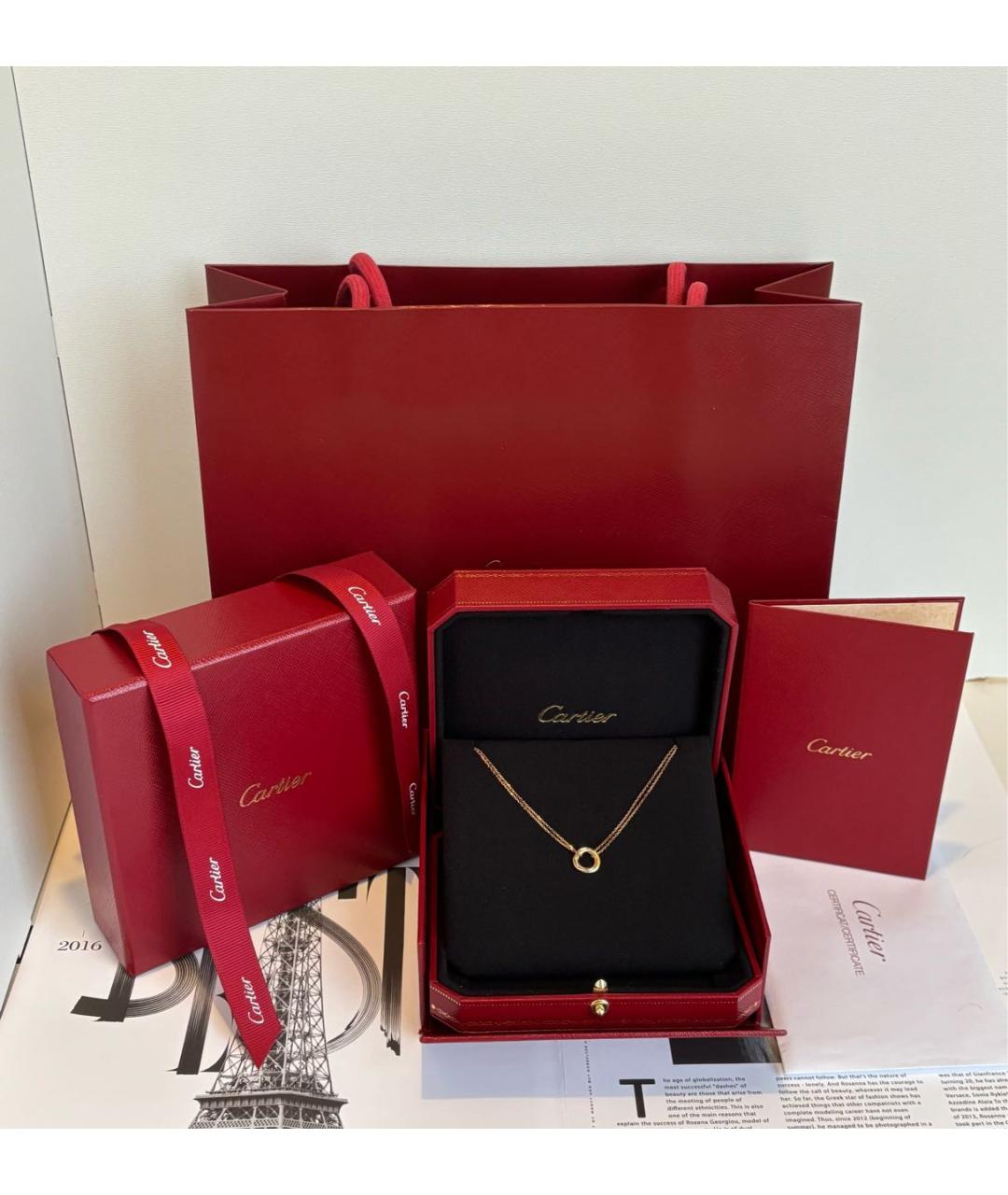 CARTIER Золотое колье из розового золота, фото 2