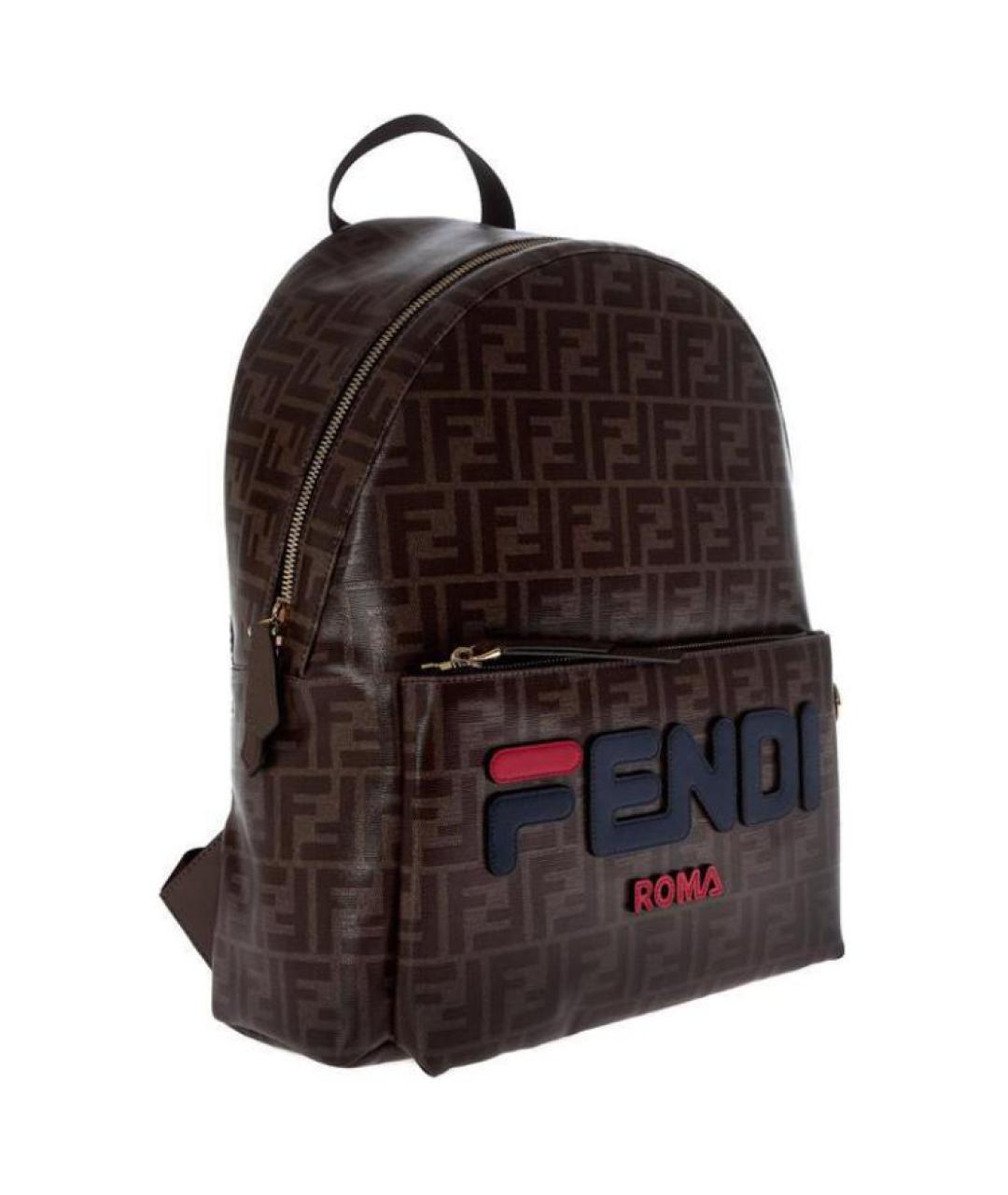 FENDI Коричневый рюкзак, фото 2