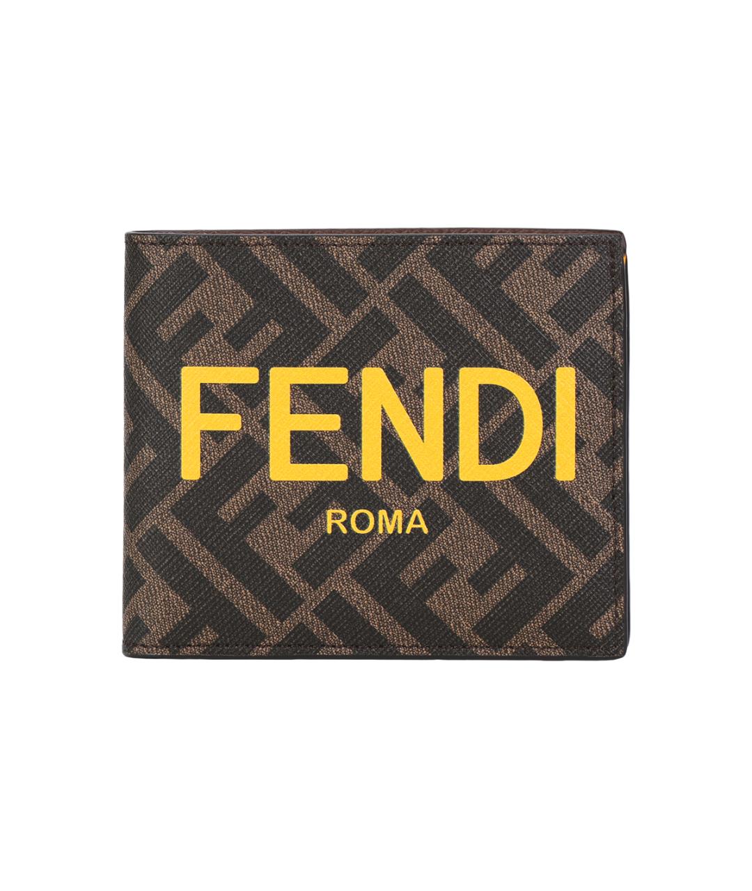 FENDI Коричневый кошелек, фото 2