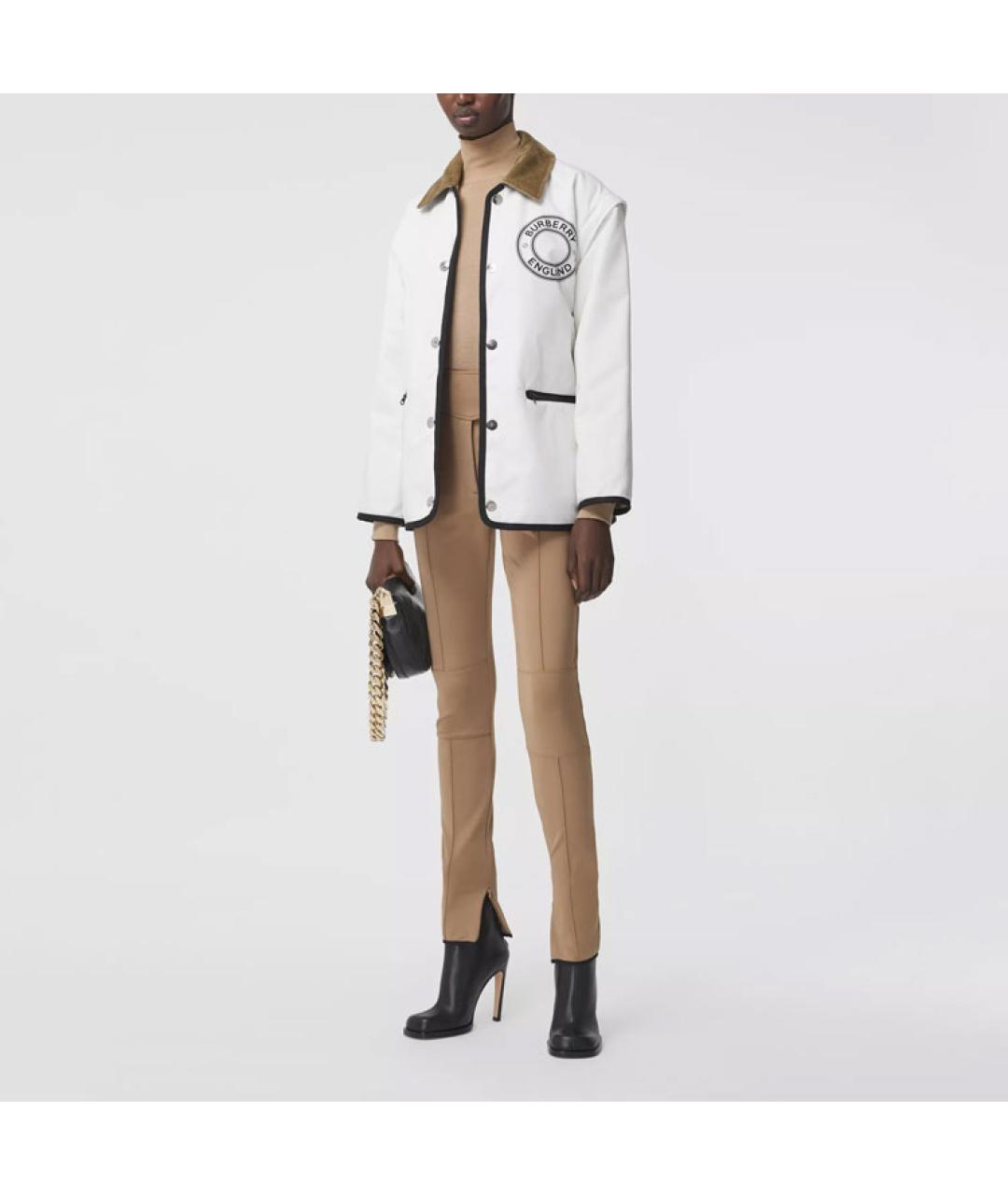 BURBERRY Белая куртка, фото 3