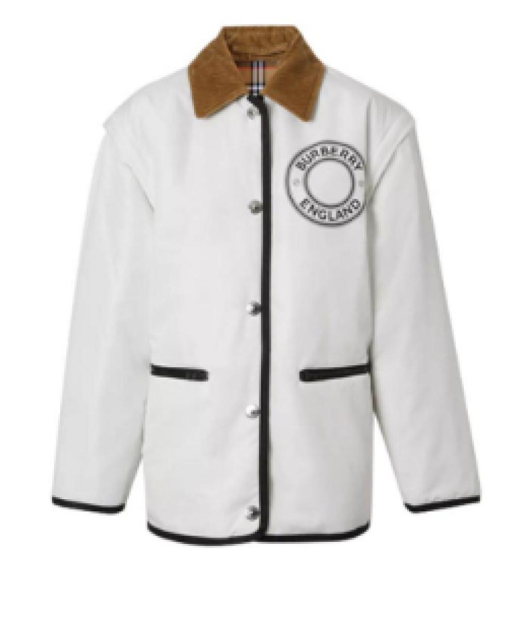 BURBERRY Белая куртка, фото 1