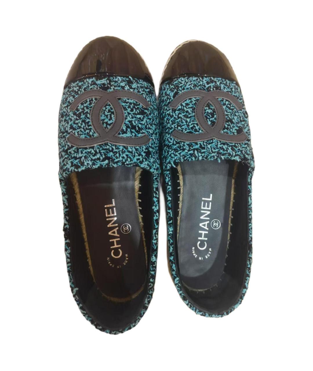 CHANEL Синие эспадрильи, фото 3