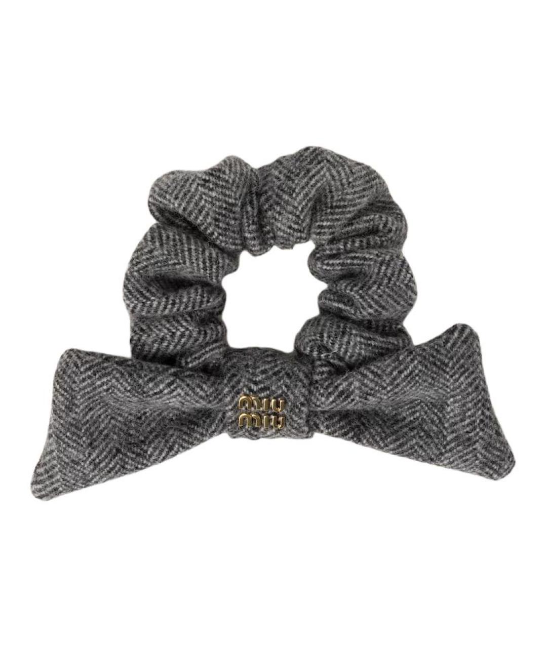 MIU MIU Серая заколка, фото 1