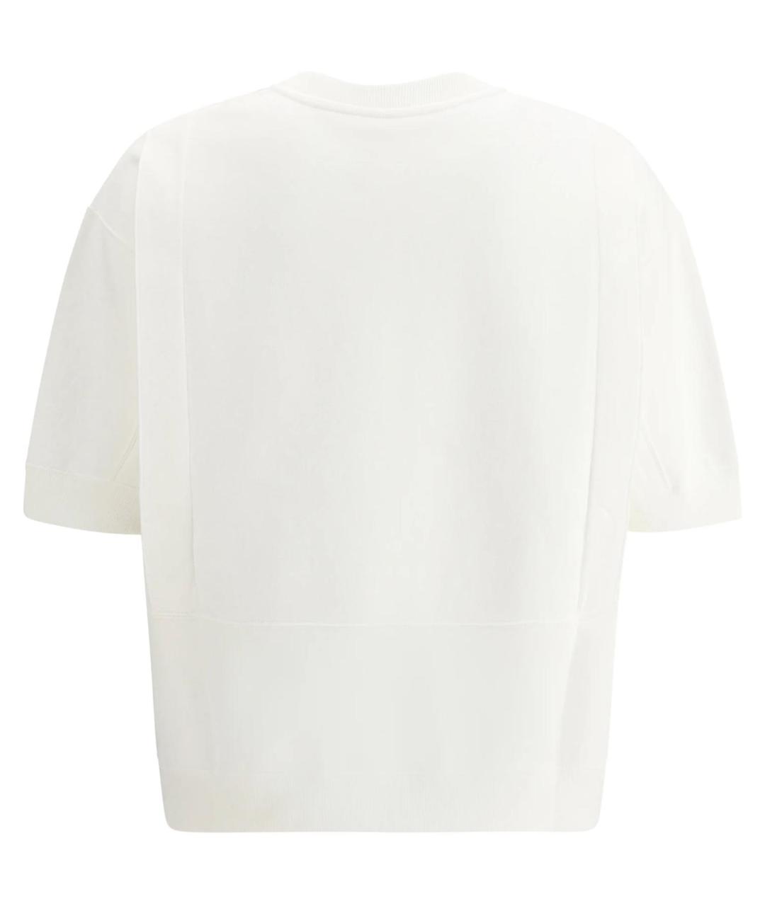 JIL SANDER Белая футболка, фото 2