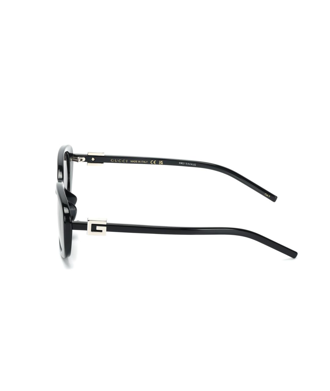 GUCCI Черные пластиковые солнцезащитные очки, фото 3