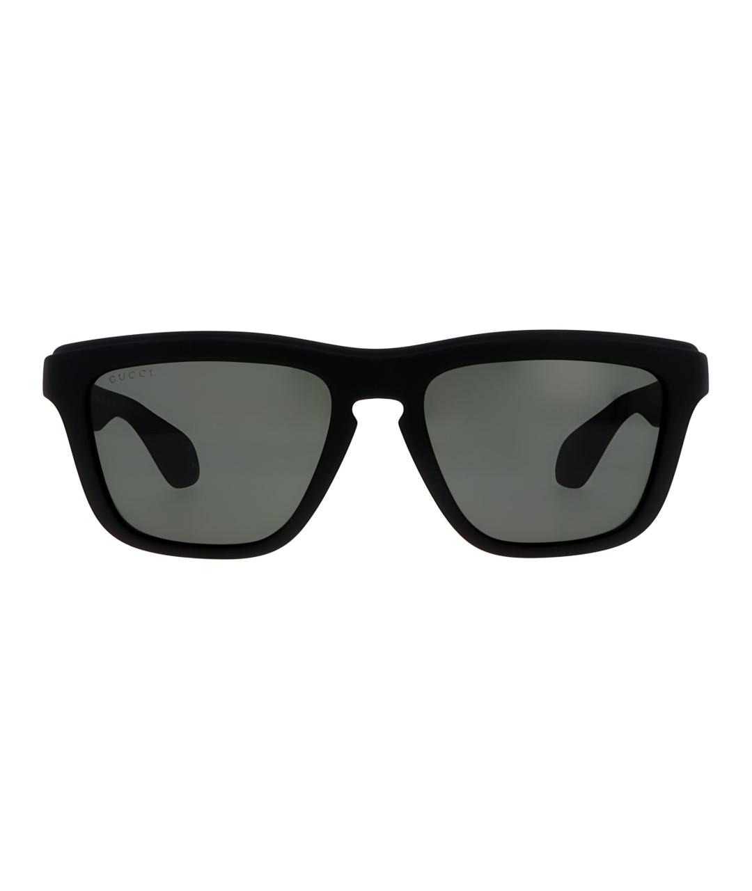 GUCCI Черные пластиковые солнцезащитные очки, фото 2