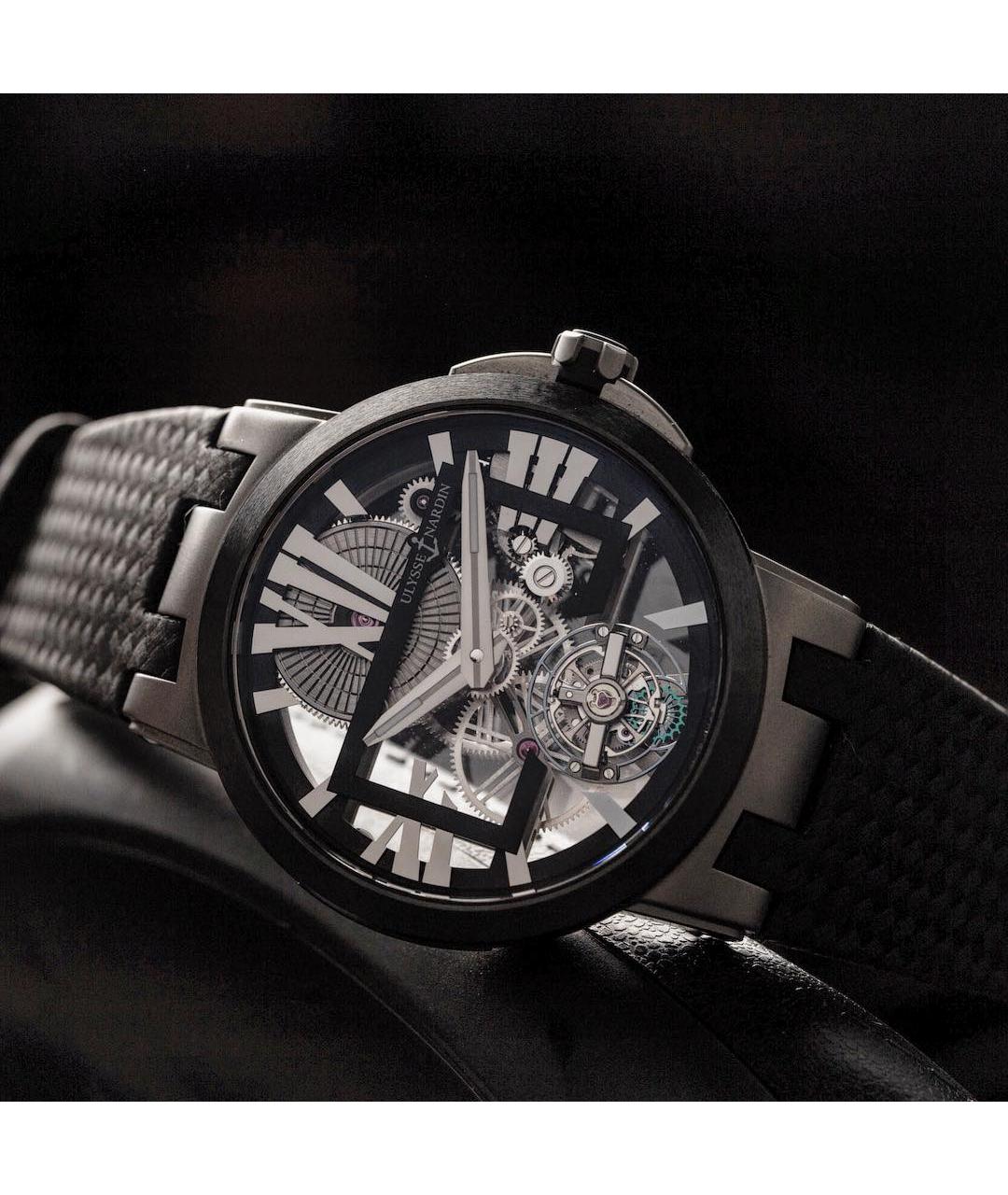 Ulysse Nardin Черные часы, фото 2