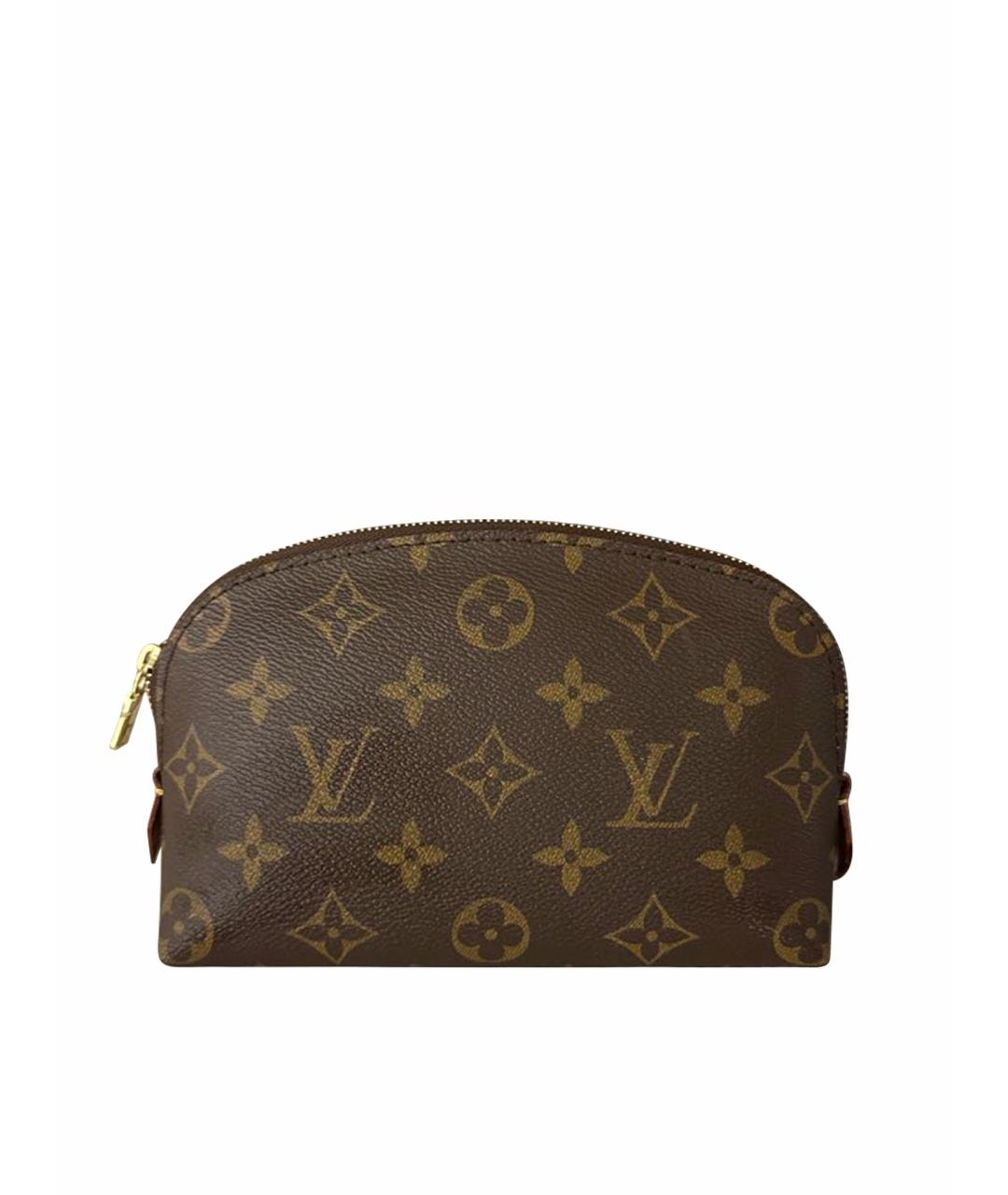 LOUIS VUITTON Коричневая косметичка, фото 1