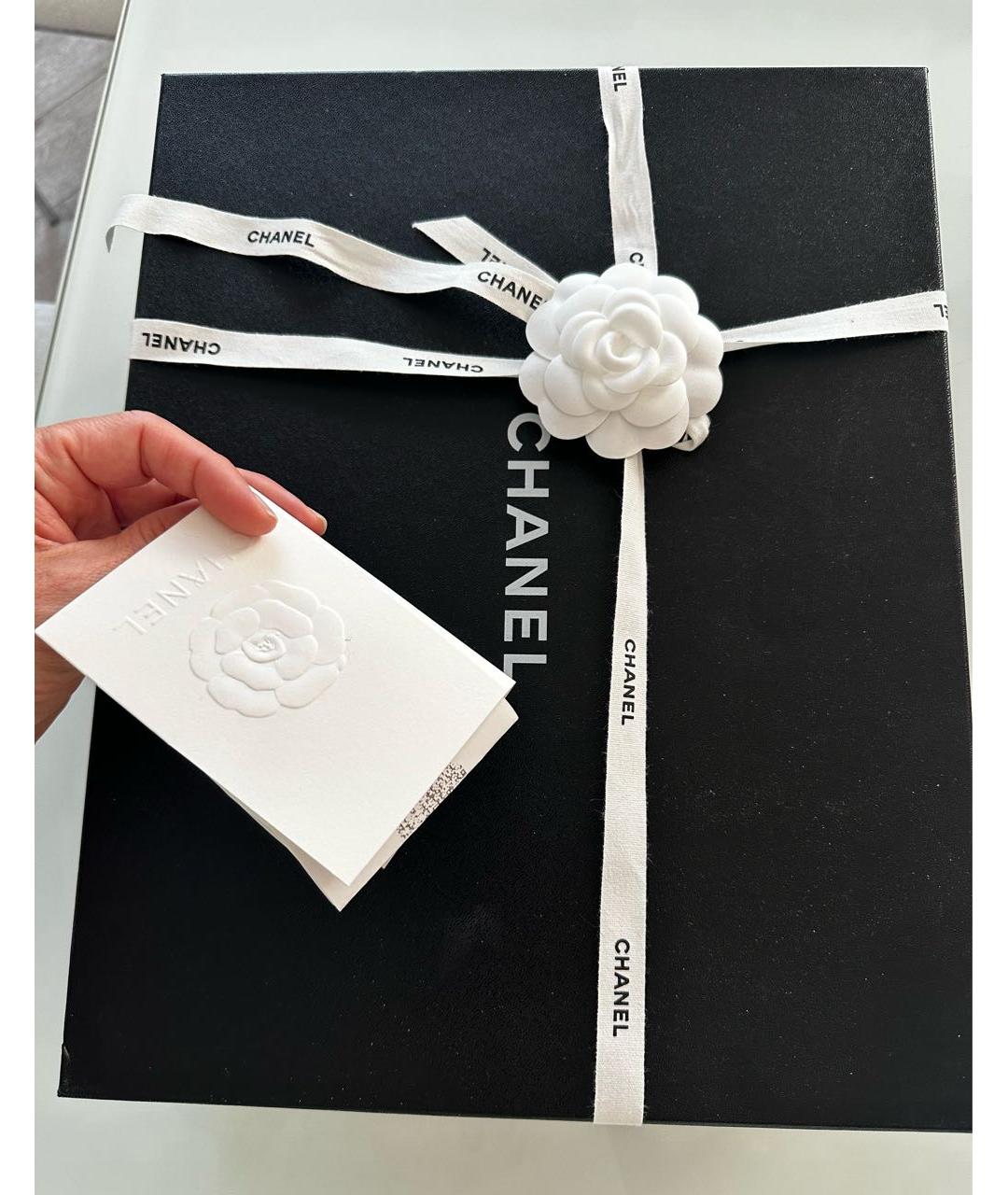 CHANEL Черные кожаные ботинки, фото 5