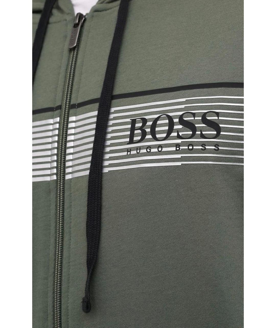 HUGO BOSS Хаки хлопковый спортивный костюм, фото 5