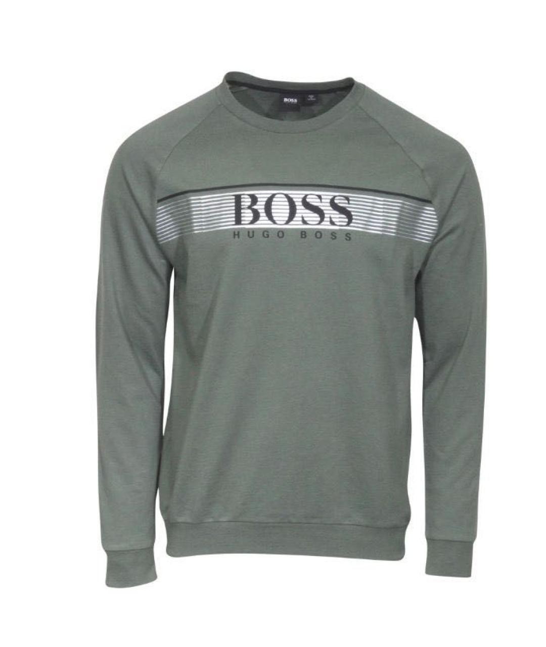 HUGO BOSS Хаки хлопковый спортивный костюм, фото 7