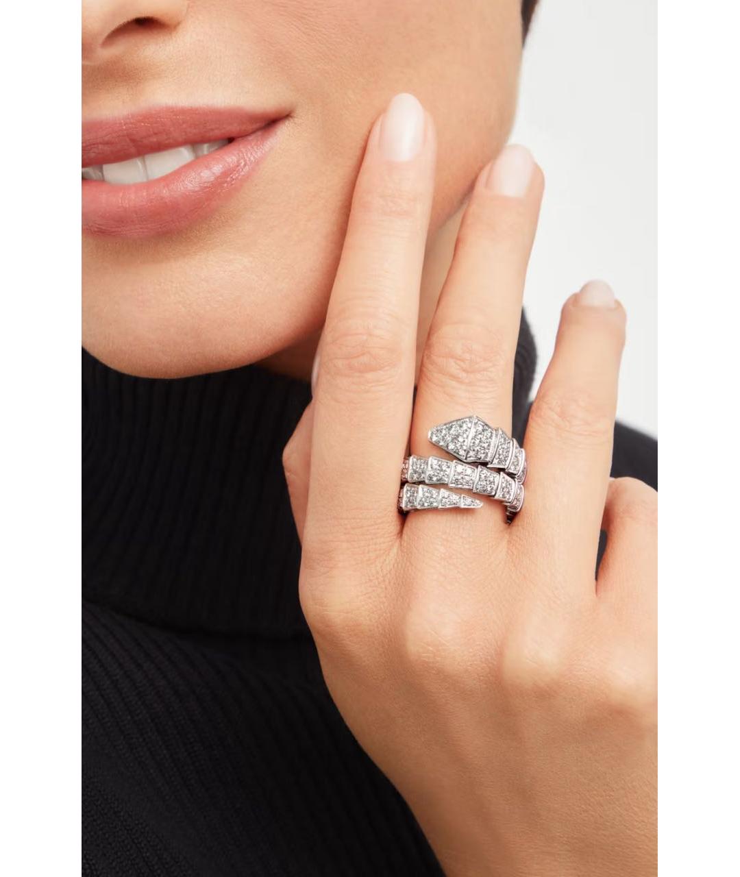 BVLGARI Кольцо из белого золота, фото 2