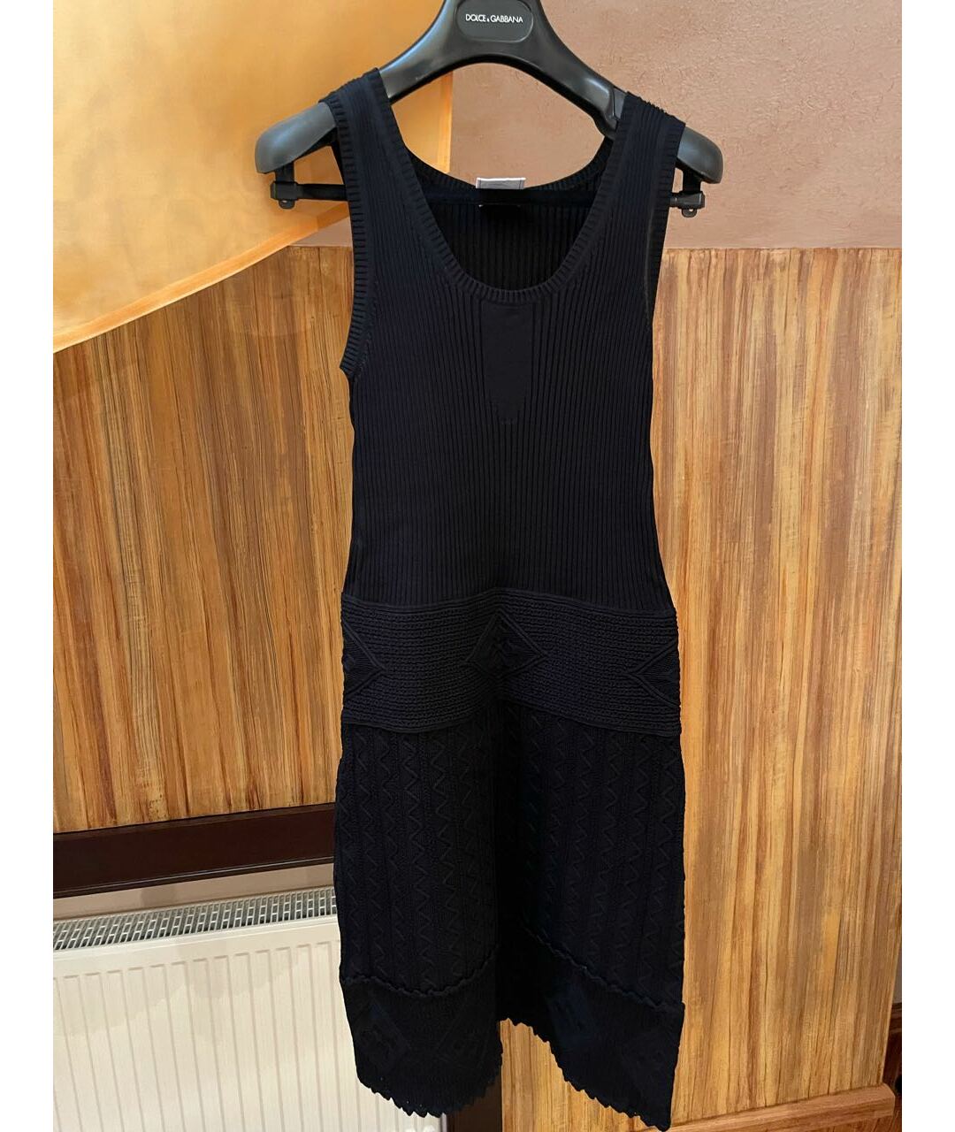 CHANEL PRE-OWNED Черное вискозное повседневное платье, фото 5