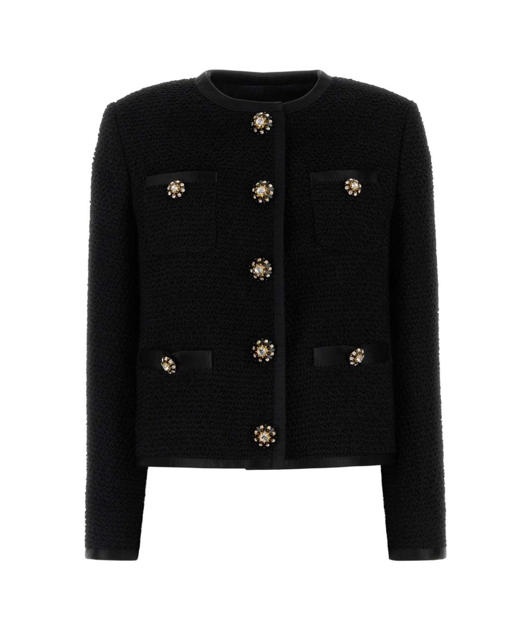 DOLCE&GABBANA Черный полиэстеровый жакет/пиджак, фото 1