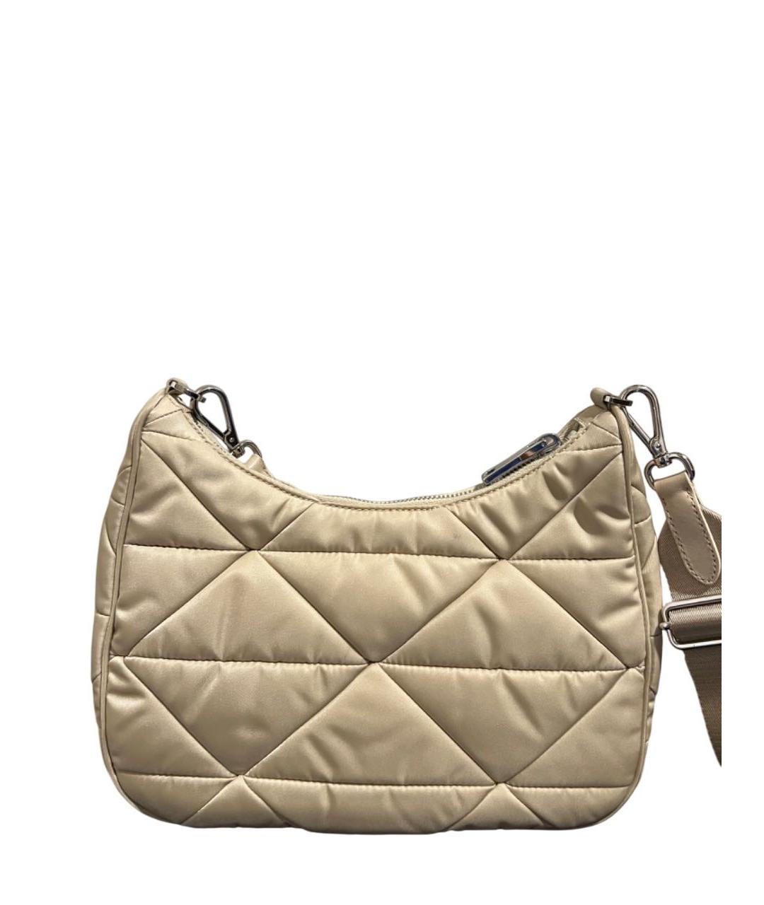 PRADA Бежевая сумка через плечо, фото 3