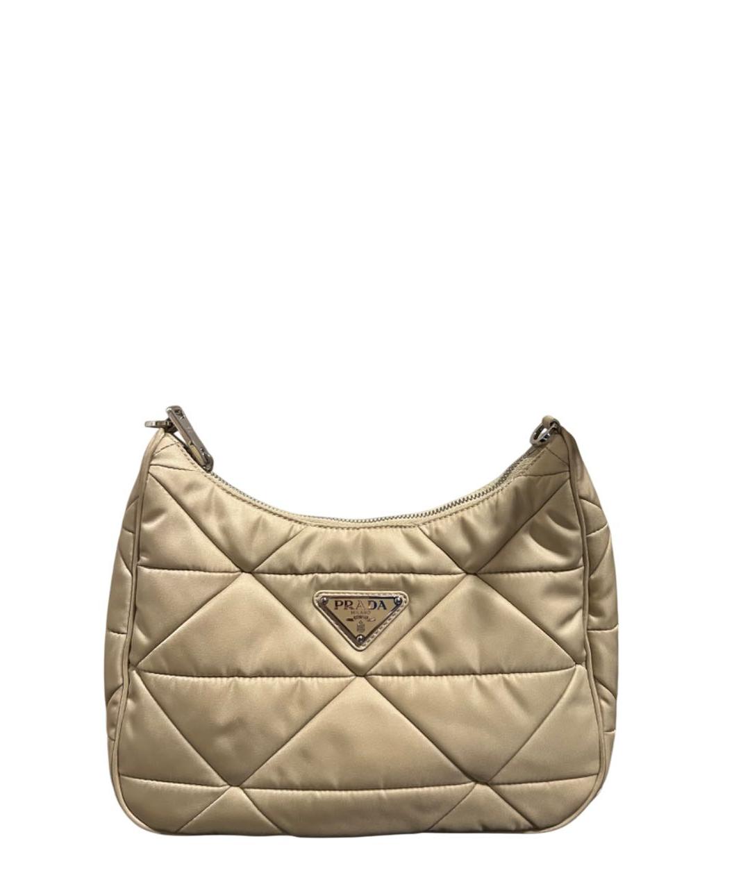 PRADA Бежевая сумка через плечо, фото 4