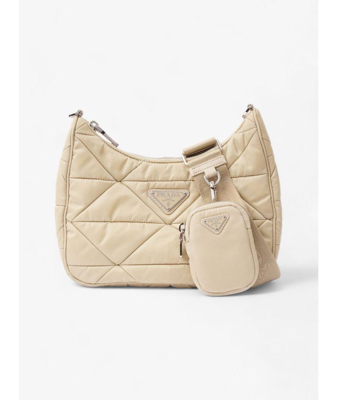 PRADA Бежевая сумка через плечо, фото 8