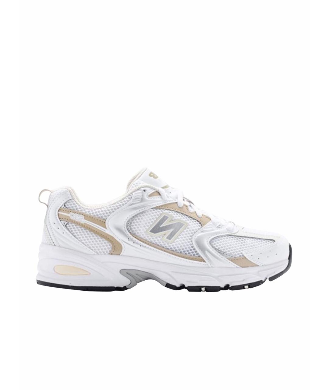 NEW BALANCE Белые текстильные кроссовки, фото 1