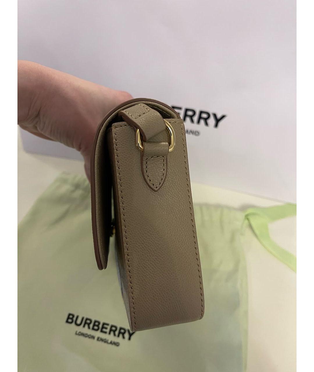 BURBERRY Хаки сумка через плечо, фото 5