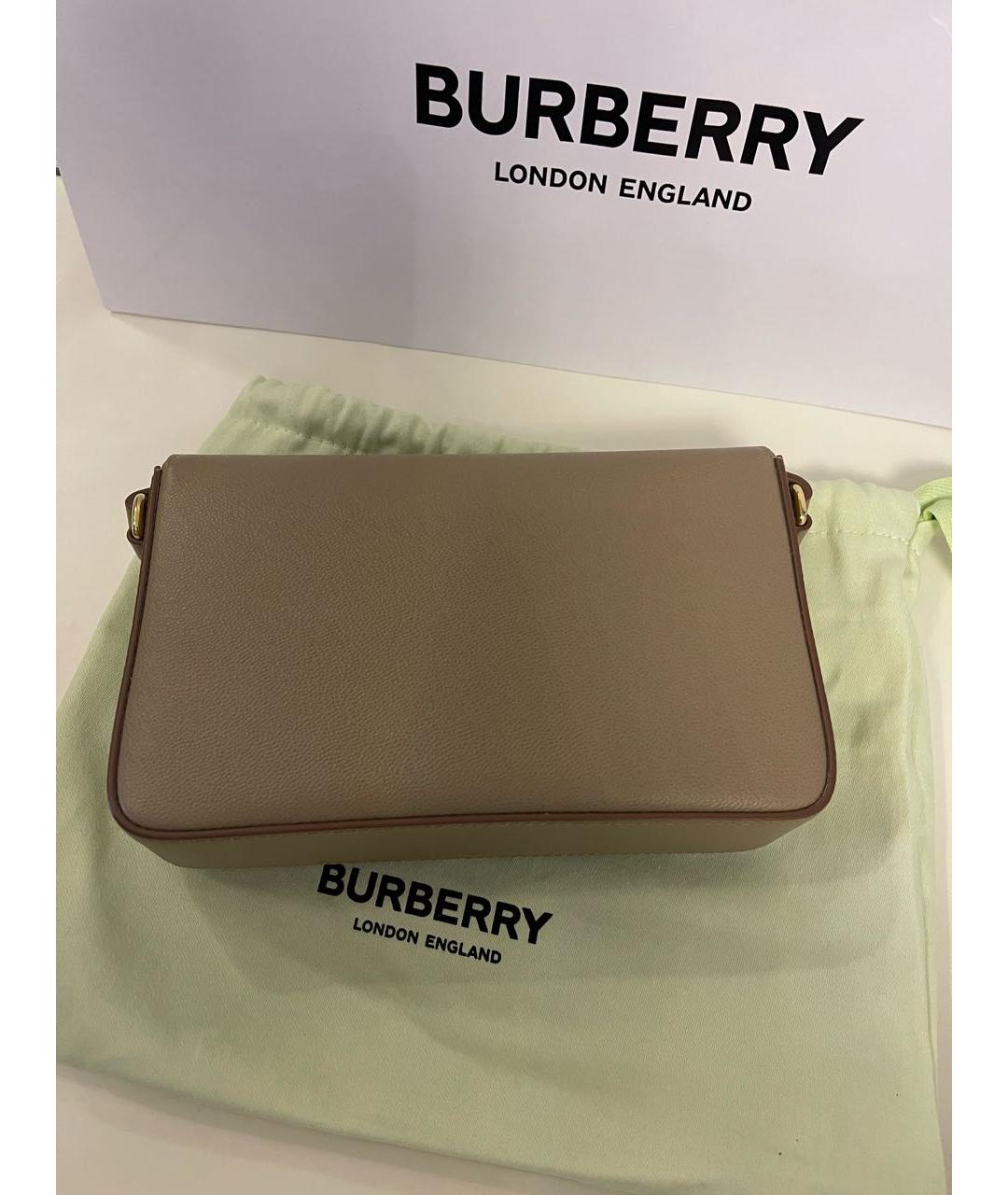 BURBERRY Хаки сумка через плечо, фото 3