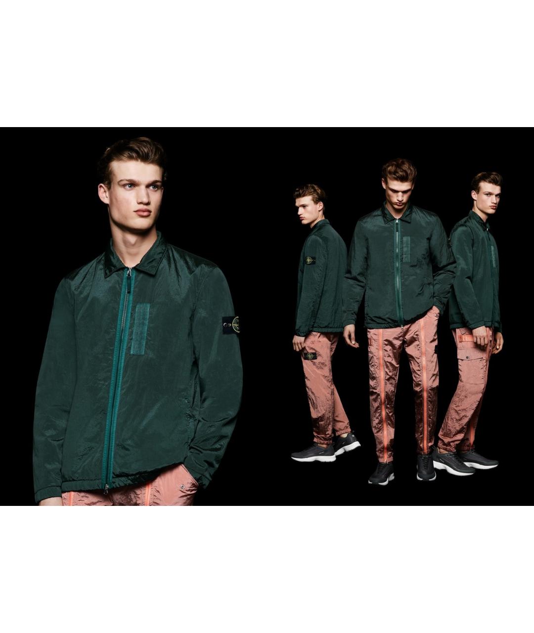 STONE ISLAND Зеленая куртка, фото 3