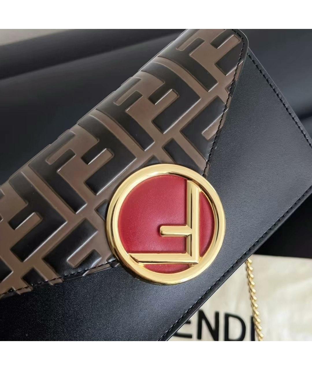 FENDI Коричневая поясная сумка, фото 7