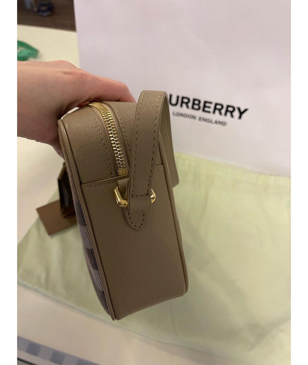 BURBERRY Бежевая сумка через плечо, фото 2