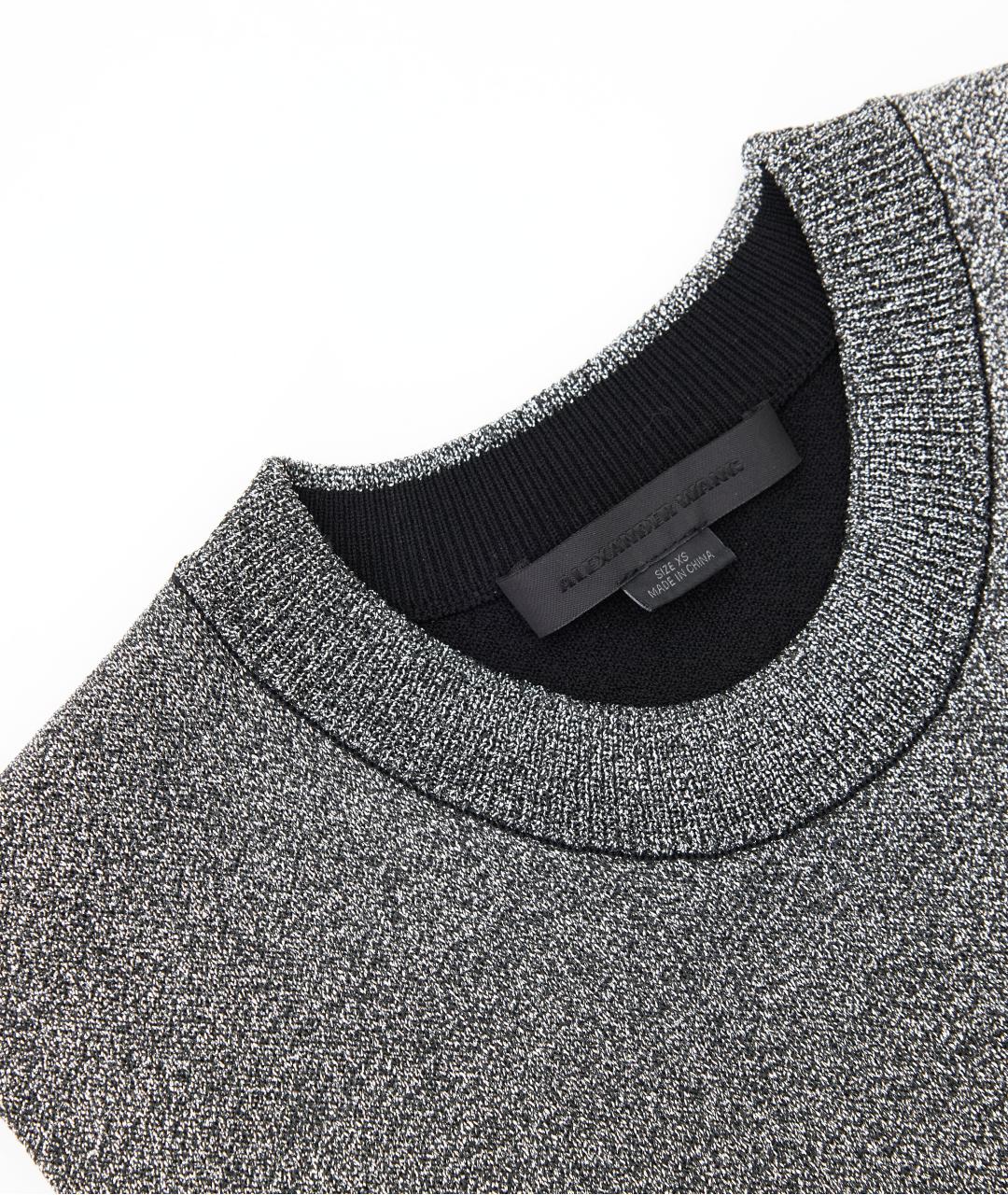 ALEXANDER WANG Серое полиэстеровое повседневное платье, фото 4