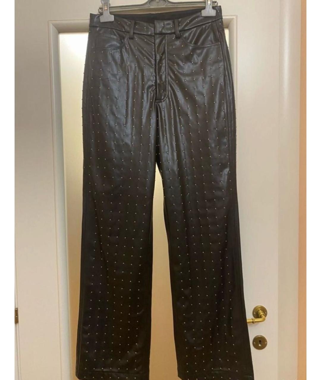 ROTATE Черные брюки узкие, фото 5