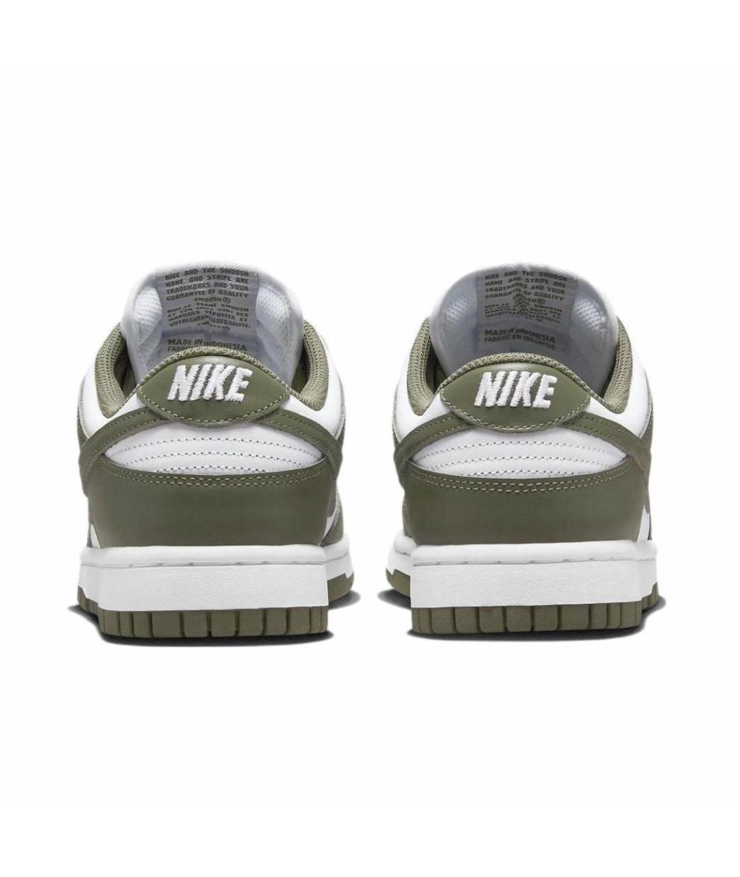 NIKE Хаки кожаные кроссовки, фото 4
