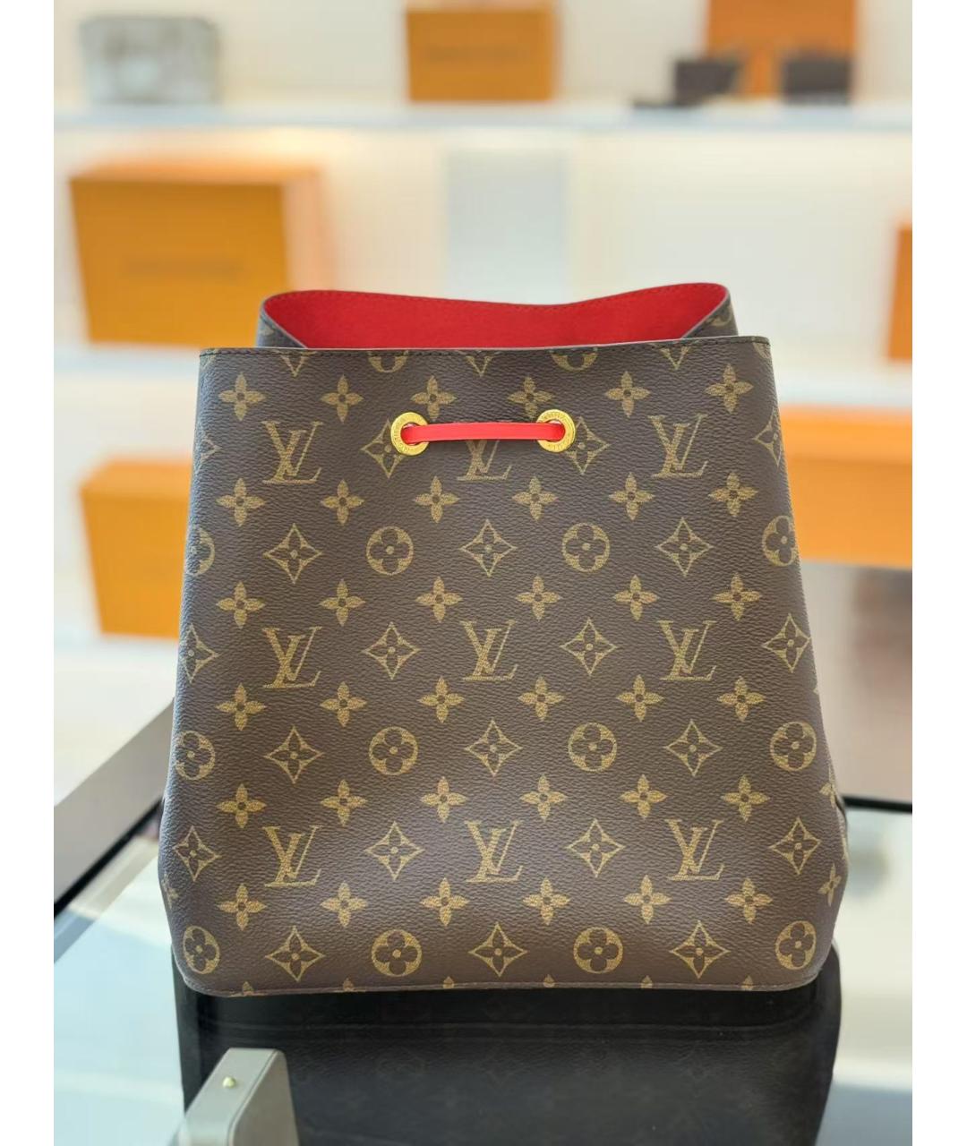 LOUIS VUITTON Коричневая сумка тоут, фото 2