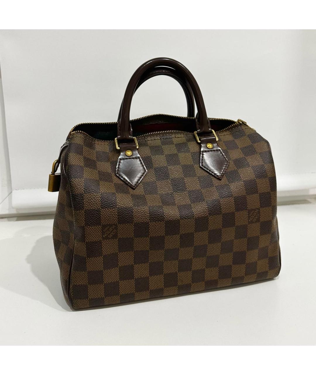 LOUIS VUITTON Коричневая сумка с короткими ручками, фото 2