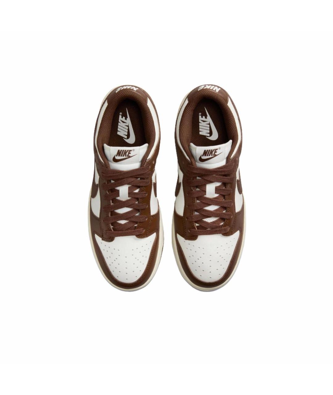 NIKE Коричневые кожаные кроссовки, фото 3