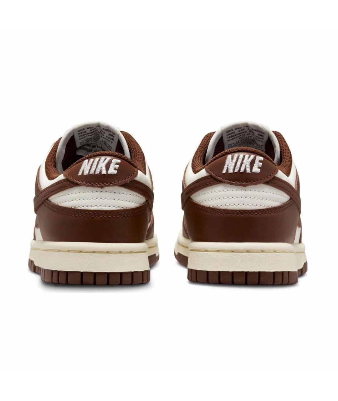 NIKE Коричневые кожаные кроссовки, фото 4
