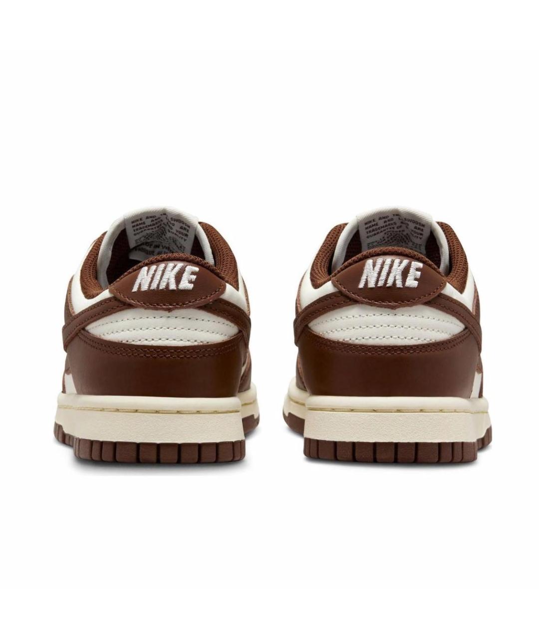 NIKE Коричневые кожаные кроссовки, фото 4