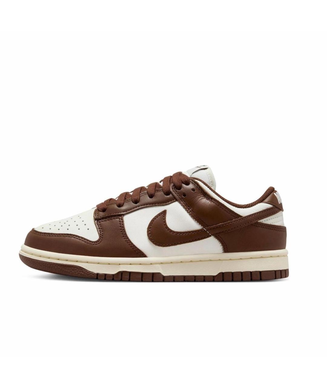 NIKE Коричневые кожаные кроссовки, фото 5