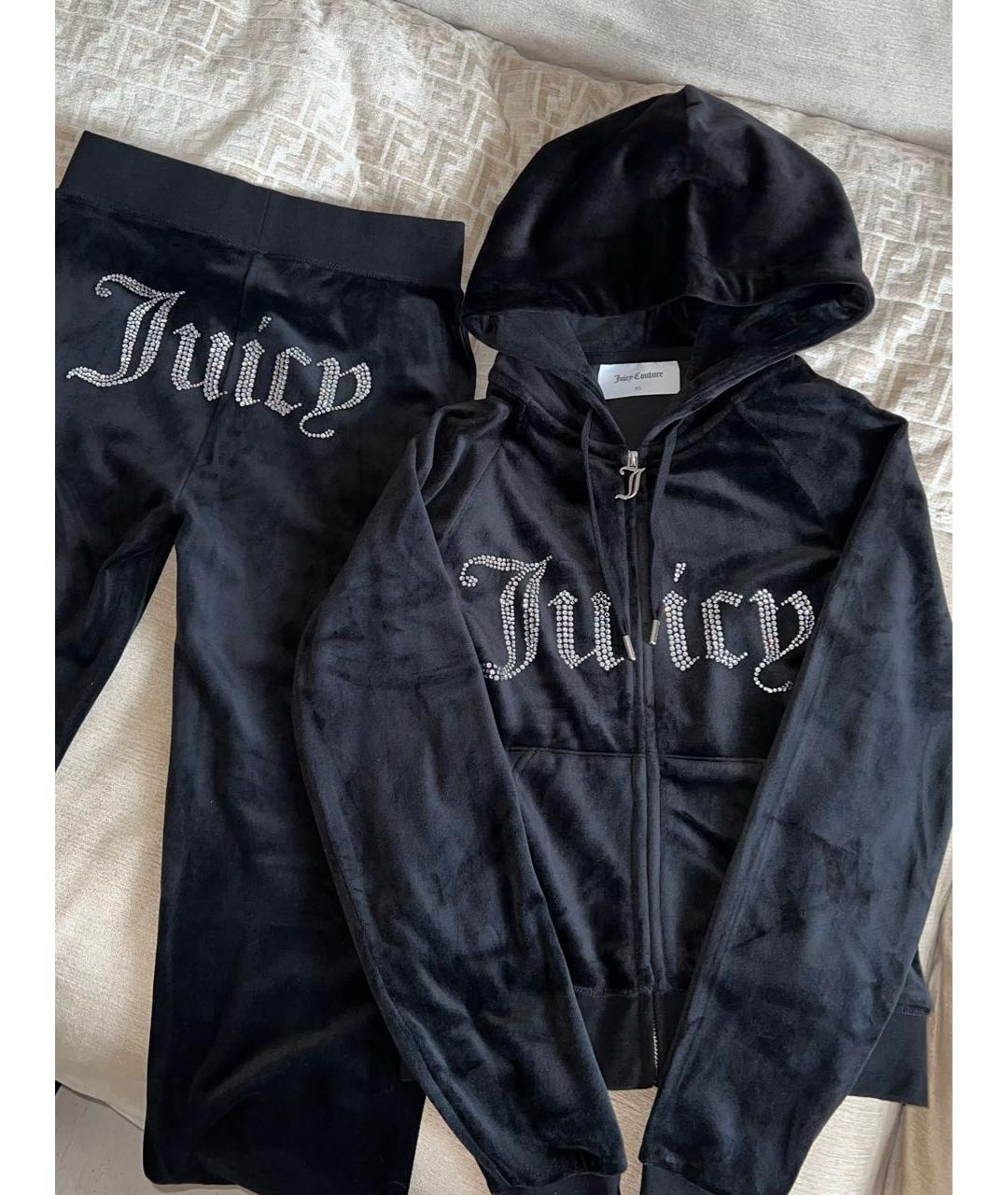 JUICY COUTURE Черный полиэстеровый спортивные костюмы, фото 2