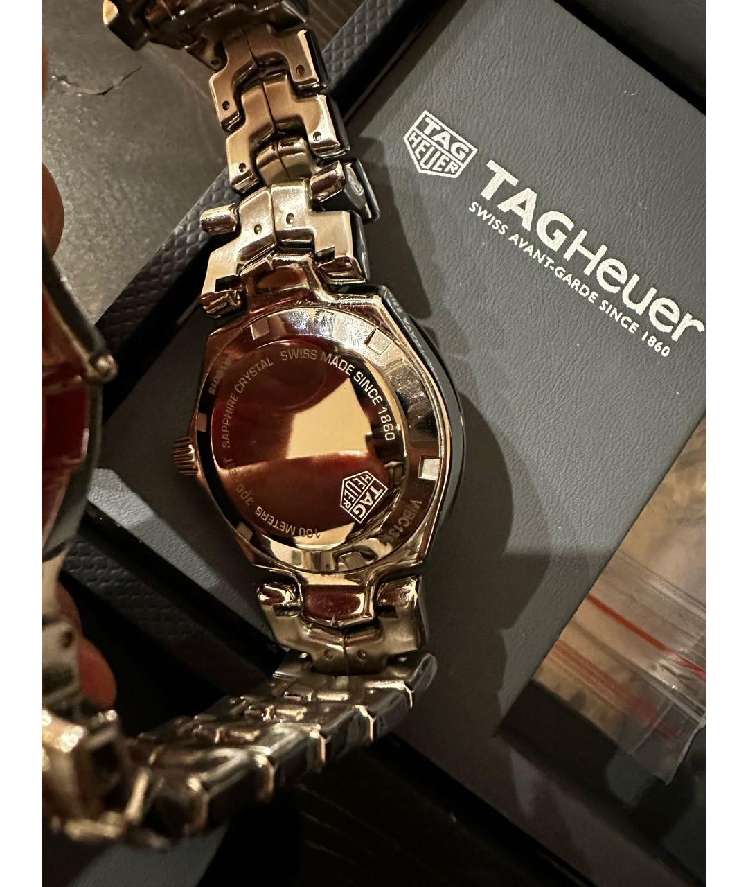 TAG HEUER Серебряные часы, фото 2