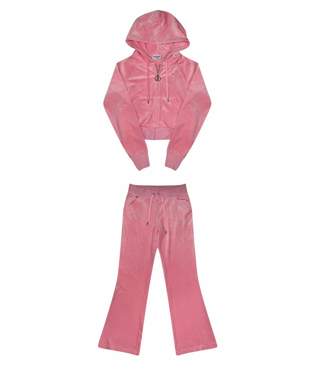 JUICY COUTURE Розовый полиэстеровый спортивные костюмы, фото 1