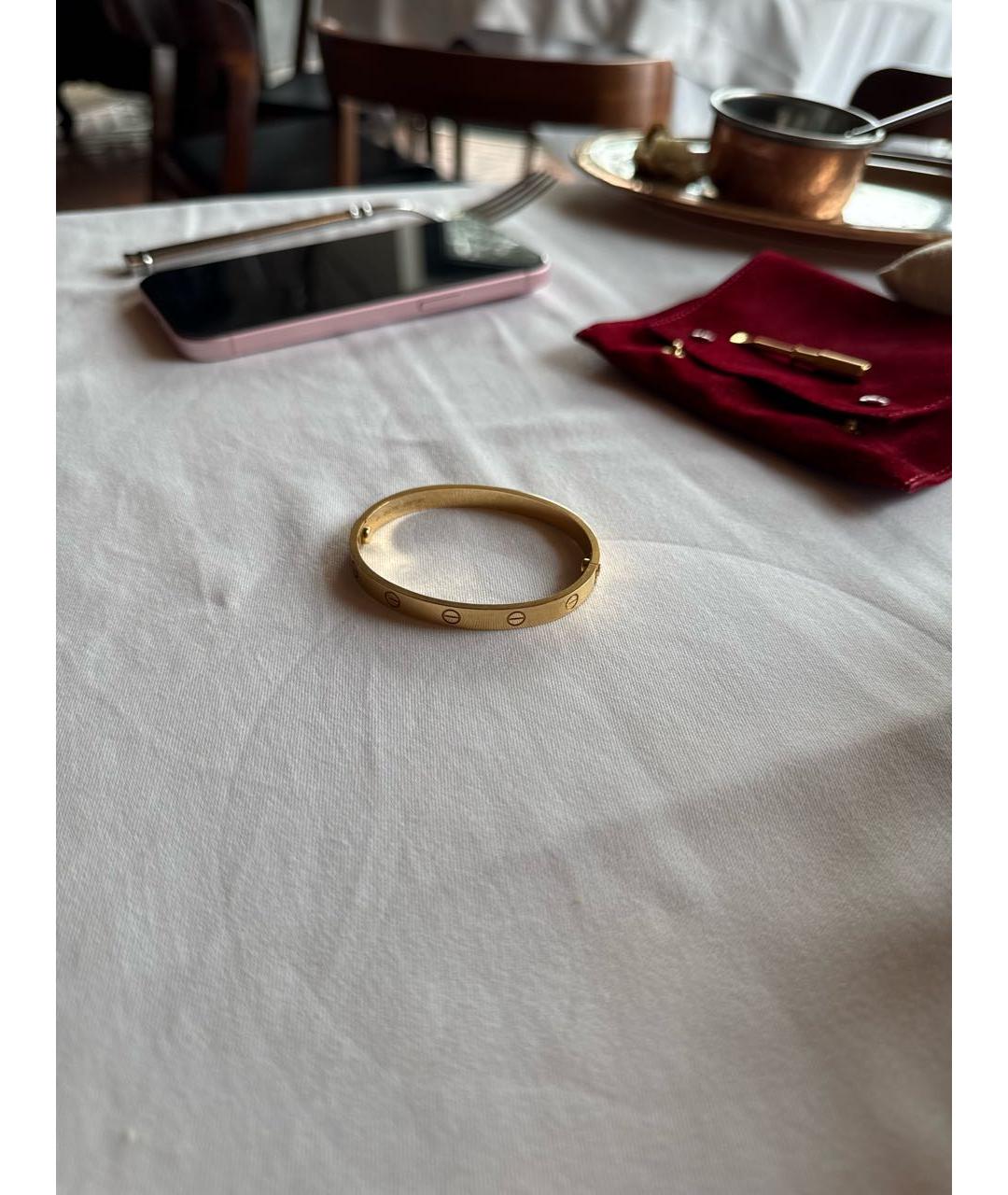 CARTIER Золотой браслет из желтого золота, фото 2
