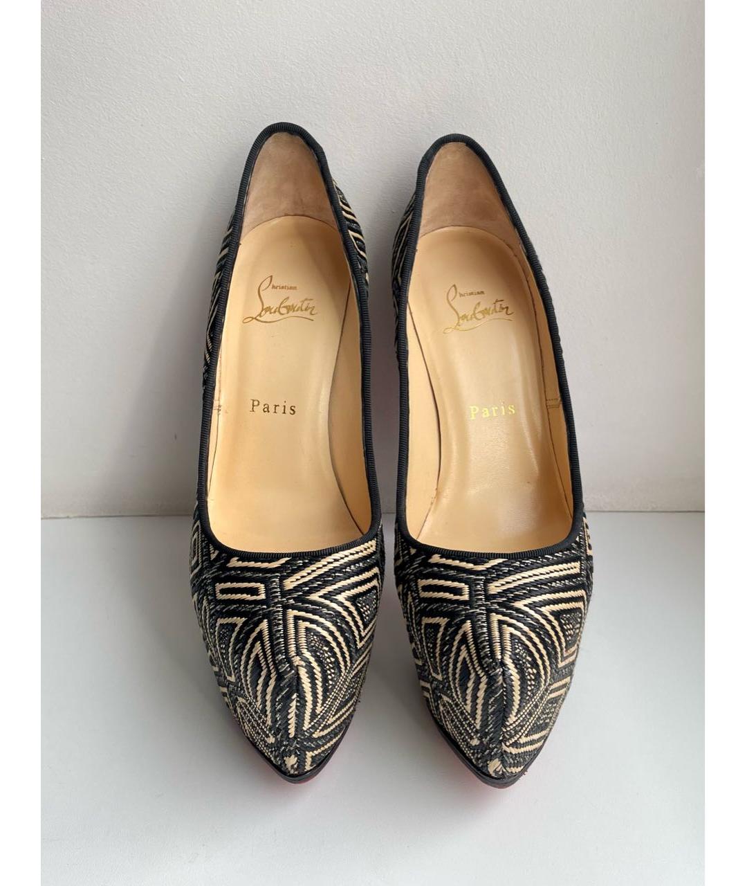 CHRISTIAN LOUBOUTIN Мульти текстильные туфли, фото 6